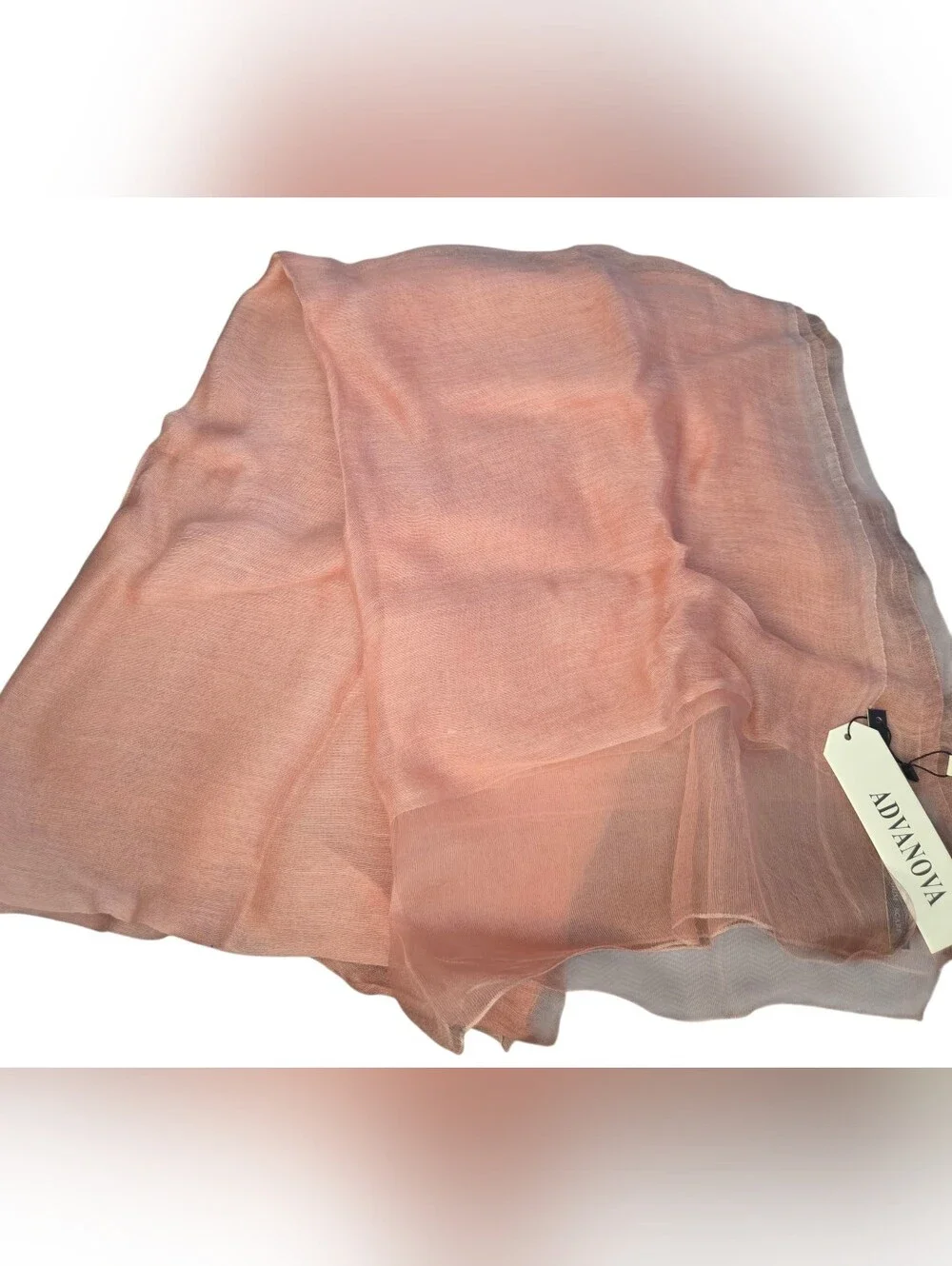 ADVANOVA Women's Pink Premium Scarf Wool/Silk